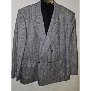 Arnold J's Wool Over Coat Mens Size 48x30 Charcoal Gray  Arm 24"
